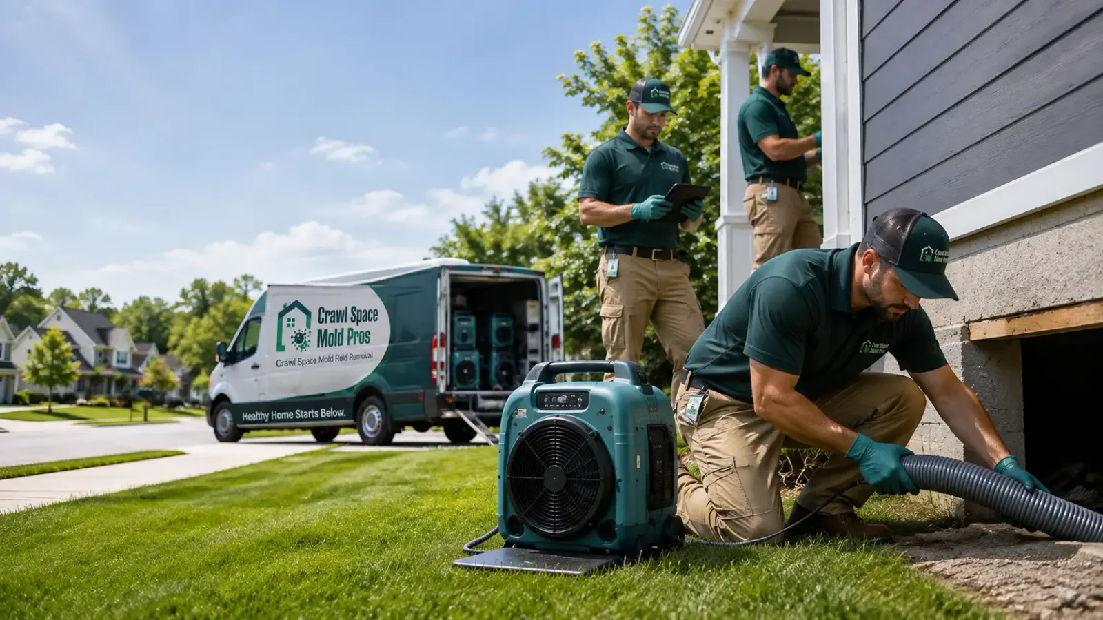 Crawl Space Mold Removal in Lacey, WA
